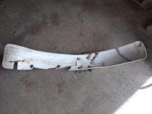 front fender old フロントフェンダー古い。内側