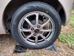new tire 新しいタイヤ