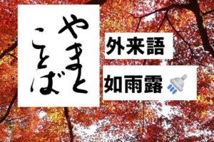 loanword 外来語2026-01-05