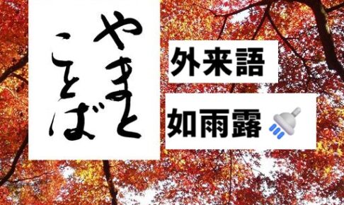 loanword 外来語2026-01-05