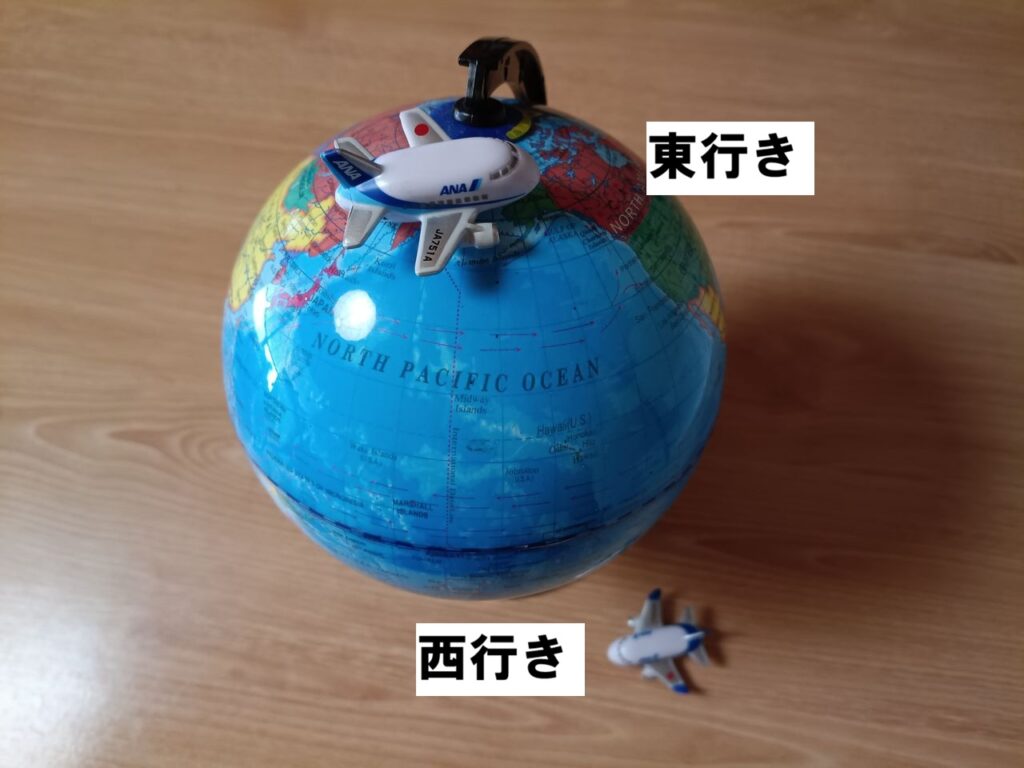 jet lag 時差ボケ。東行き2026-03-09