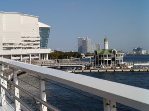 canal 運河パーク。女神橋。ぷかりさん橋