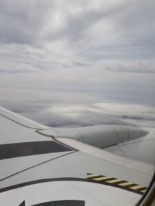 landscape 飛行機の窓から