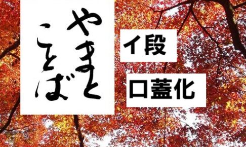 i-raw イ段。口蓋化2026-06-19