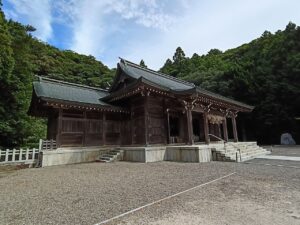 隠岐神社。拝殿