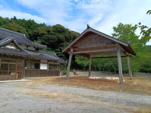 隠岐神社。土俵
