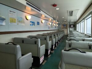ferry フェリーどうぜん。船室
