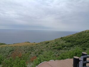 摩天崖。から国賀海岸
