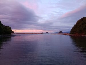 宇受賀。夕焼け6