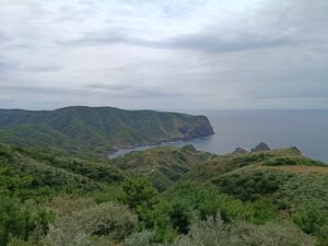 摩天崖。から赤尾展望所