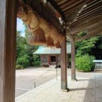 隠岐神社。注連縄