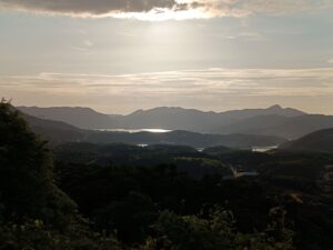 金光寺山。夕焼け